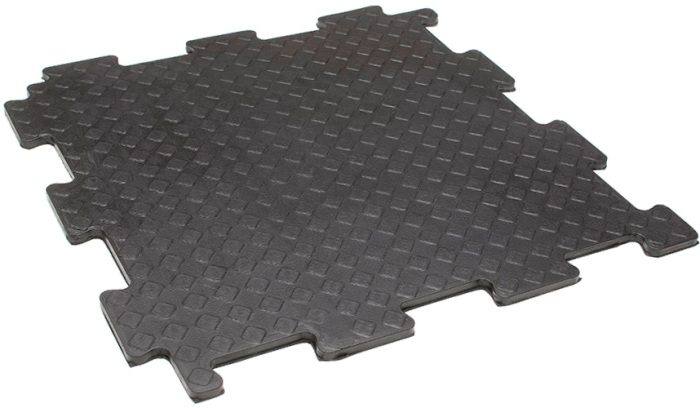 Rubber tiles and coating