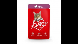 Darling სველი საკვები კატებისათვის იხვით 75გ