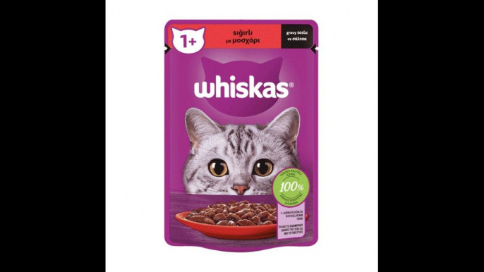 Whiskas for cats with beef in sauce 85g