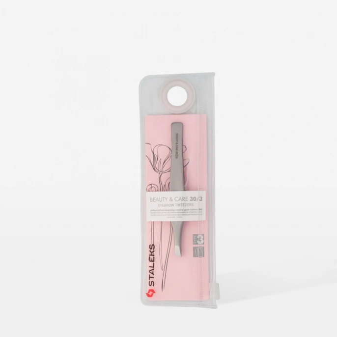 Staleks Пинцет для бровей Beauty&Care 30/3