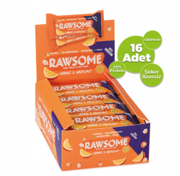 Протеиновые батончики Rawsome - апельсин с орехом