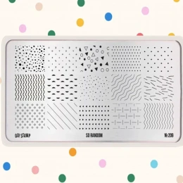 Go! Stamp! Stamping Plate - No. 209 So Random