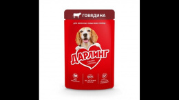 Darling სველი საკვები ძაღლებისათვის საქონლით 75გ