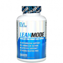 Поддержка жиросжигания без стимуляторов, LeanMode, EVLution Nutrition