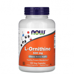 L-орнитин, NOW Foods