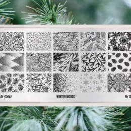 Go! Stamp! Stamp Plate - #137 Winter Forests
