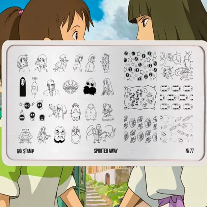 Go!Stamp! Stamping Plate - No. 77 Spirited Away