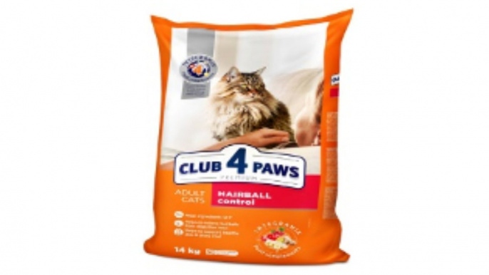 CLUB 4 PAWS (Hairball Control) for cats with hairball control effect