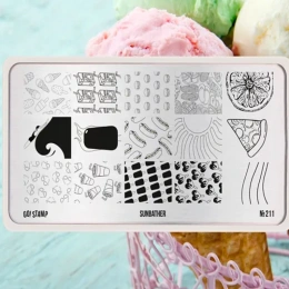Go!Stamp! Пластина для стемпинга - №211 Sunbather